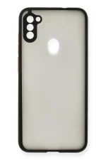 Newface Samsung Galaxy A11 Kılıf Montreal Silikon Kapak - Siyah - Görsel 2