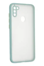 Newface Samsung Galaxy A11 Kılıf Montreal Silikon Kapak - Turkuaz - Görsel 3