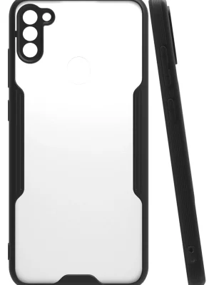 Newface Samsung Galaxy A11 Kılıf Platin Silikon - Siyah