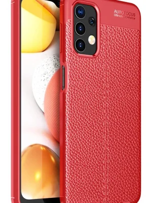 Newface Samsung Galaxy A13 4G Kılıf Auto Focus Kapak - Kırmızı