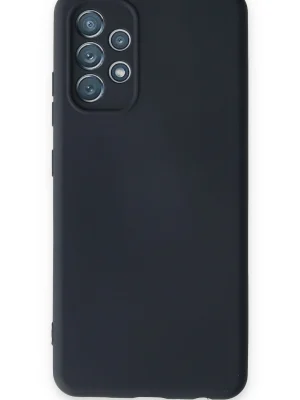 Newface Samsung Galaxy A13 4G Kılıf Nano içi Kadife Silikon - Lacivert