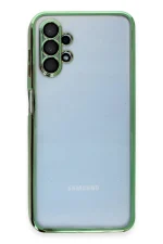 Newface Samsung Galaxy A13 4G Kılıf Razer Lensli Silikon - Yeşil - Görsel 2