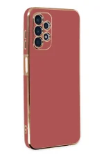 Newface Samsung Galaxy A13 4G Kılıf Volet Silikon - Kırmızı