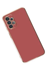 Newface Samsung Galaxy A13 4G Kılıf Volet Silikon - Kırmızı - Görsel 3