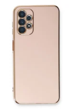 Newface Samsung Galaxy A13 4G Kılıf Volet Silikon - Pembe - Görsel 2