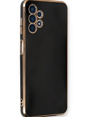 Newface Samsung Galaxy A13 4G Kılıf Volet Silikon - Siyah