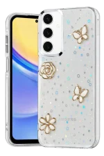 Newface Samsung Galaxy A14 4G Fiyonk Desenli Kapak - Desen 10
