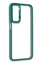 Newface Samsung Galaxy A14 4G Kılıf Dora Kapak - Haki Yeşil - Görsel 3