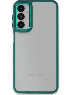 Newface Samsung Galaxy A14 4G Kılıf Dora Kapak - Haki Yeşil