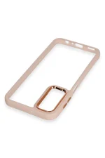 Newface Samsung Galaxy A14 4G Kılıf Dora Kapak - Pudra - Görsel 4