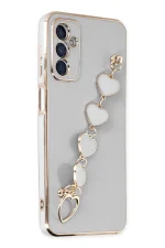 Newface Samsung Galaxy A14 4G Kılıf Esila Silikon - Beyaz