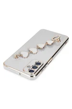 Newface Samsung Galaxy A14 4G Kılıf Esila Silikon - Beyaz - Görsel 4