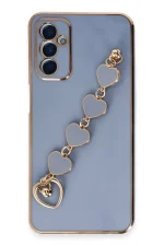 Newface Samsung Galaxy A14 4G Kılıf Esila Silikon - Gri