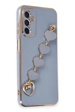 Newface Samsung Galaxy A14 4G Kılıf Esila Silikon - Gri - Görsel 3