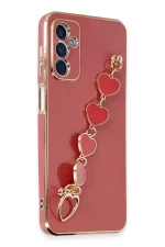 Newface Samsung Galaxy A14 4G Kılıf Esila Silikon - Kırmızı - Görsel 2