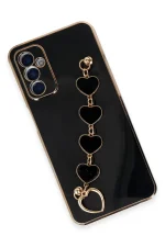 Newface Samsung Galaxy A14 4G Kılıf Esila Silikon - Siyah - Görsel 3