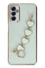 Newface Samsung Galaxy A14 4G Kılıf Esila Silikon - Su Yeşili