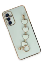 Newface Samsung Galaxy A14 4G Kılıf Esila Silikon - Su Yeşili - Görsel 3