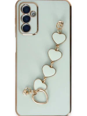 Newface Samsung Galaxy A14 4G Kılıf Esila Silikon - Su Yeşili