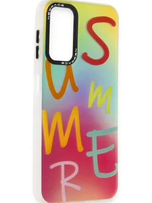 Newface Samsung Galaxy A14 4G Kılıf Estoril Desenli Kapak - Estoril - 3