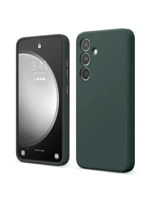 Newface Samsung Galaxy A14 4G Kılıf First Silikon - Koyu Yeşil