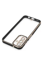 Newface Samsung Galaxy A14 4G Kılıf Liva Lens Silikon - Siyah - Görsel 3