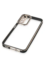 Newface Samsung Galaxy A14 4G Kılıf Liva Lens Silikon - Siyah - Görsel 4