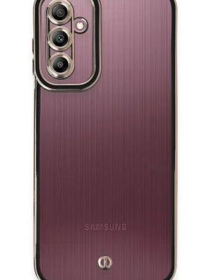 Newface Samsung Galaxy A14 4G Kılıf Liva Lens Silikon - Siyah