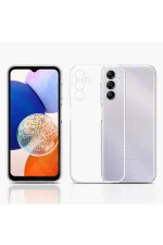 Newface Samsung Galaxy A14 4G Kılıf Lüx Şeffaf Silikon