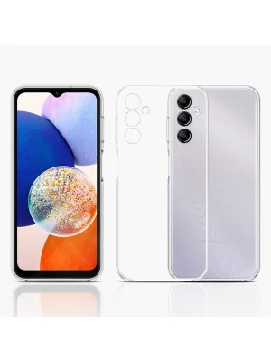 Newface Samsung Galaxy A14 4G Kılıf Lüx Şeffaf Silikon