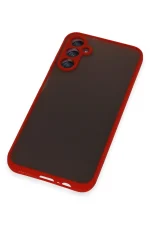 Newface Samsung Galaxy A14 4G Kılıf Montreal Silikon Kapak - Kırmızı - Görsel 4