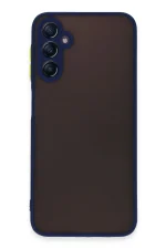 Newface Samsung Galaxy A14 4G Kılıf Montreal Silikon Kapak - Lacivert