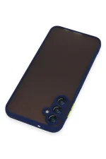 Newface Samsung Galaxy A14 4G Kılıf Montreal Silikon Kapak - Lacivert - Görsel 3