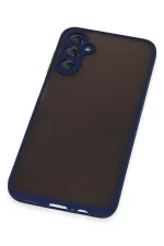 Newface Samsung Galaxy A14 4G Kılıf Montreal Silikon Kapak - Lacivert - Görsel 4