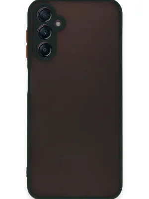 Newface Samsung Galaxy A14 4G Kılıf Montreal Silikon Kapak - Yeşil