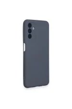 Newface Samsung Galaxy A14 4G Kılıf Nano içi Kadife Silikon - Gri - Görsel 2