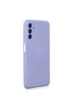 Newface Samsung Galaxy A14 4G Kılıf Nano içi Kadife Silikon - Lila - Görsel 2