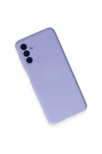 Newface Samsung Galaxy A14 4G Kılıf Nano içi Kadife Silikon - Lila - Görsel 3