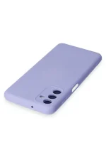 Newface Samsung Galaxy A14 4G Kılıf Nano içi Kadife Silikon - Lila - Görsel 4
