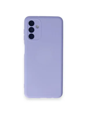 Newface Samsung Galaxy A14 4G Kılıf Nano içi Kadife Silikon - Lila