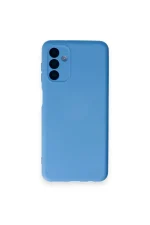 Newface Samsung Galaxy A14 4G Kılıf Nano içi Kadife Silikon - Mavi