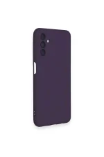 Newface Samsung Galaxy A14 4G Kılıf Nano içi Kadife Silikon - Mor - Görsel 2