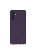 Newface Samsung Galaxy A14 4G Kılıf Nano içi Kadife Silikon - Mor