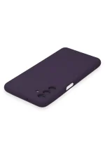 Newface Samsung Galaxy A14 4G Kılıf Nano içi Kadife Silikon - Mor - Görsel 4