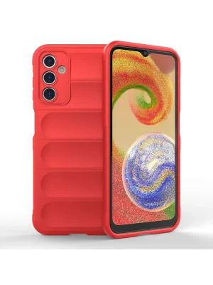 Newface Samsung Galaxy A14 4G Kılıf Optimum Silikon - Kırmızı