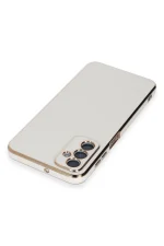 Newface Samsung Galaxy A14 4G Kılıf Volet Silikon - Beyaz - Görsel 4