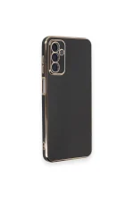 Newface Samsung Galaxy A14 4G Kılıf Volet Silikon - Siyah - Görsel 2