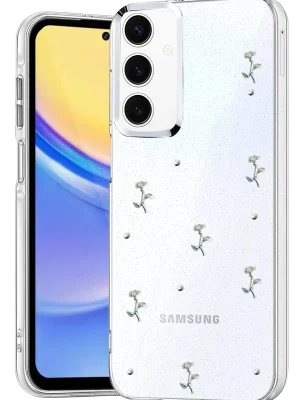 Newface Samsung Galaxy A15 4G Fiyonk Desenli Kapak - Desen 2