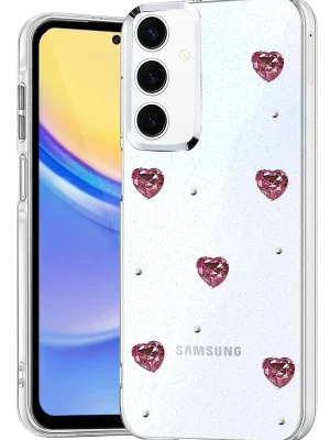 Newface Samsung Galaxy A15 4G Fiyonk Desenli Kapak - Desen 7