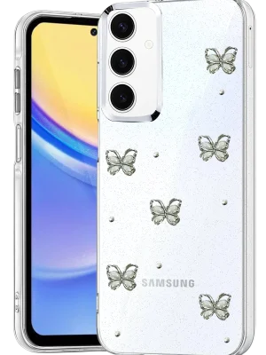Newface Samsung Galaxy A15 4G Fiyonk Desenli Kapak - Desen 9